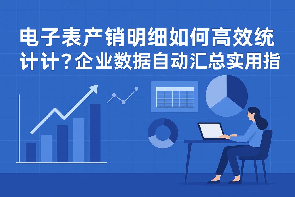 电子表产销售明细如何高效统计？企业数据自动汇总实用指南
