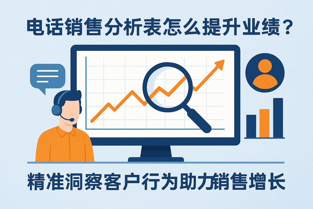 电话销售分析表怎么提升业绩？精准洞察客户行为助力销售增长