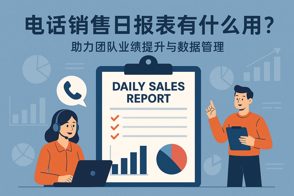 电话销售日报表有什么用？助力团队业绩提升与数据管理