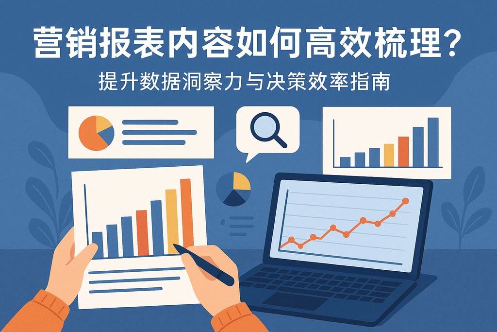 营销报表内容如何高效梳理？提升数据洞察力与决策效率指南