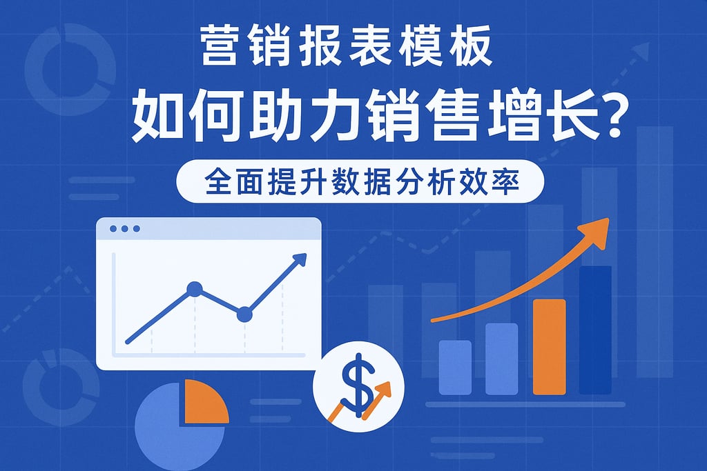 营销报表模板如何助力销售增长？全面提升数据分析效率