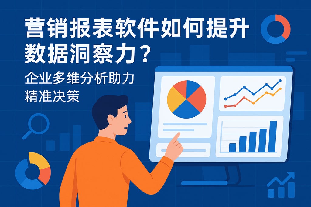 营销报表软件如何提升数据洞察力？企业多维分析助力精准决策