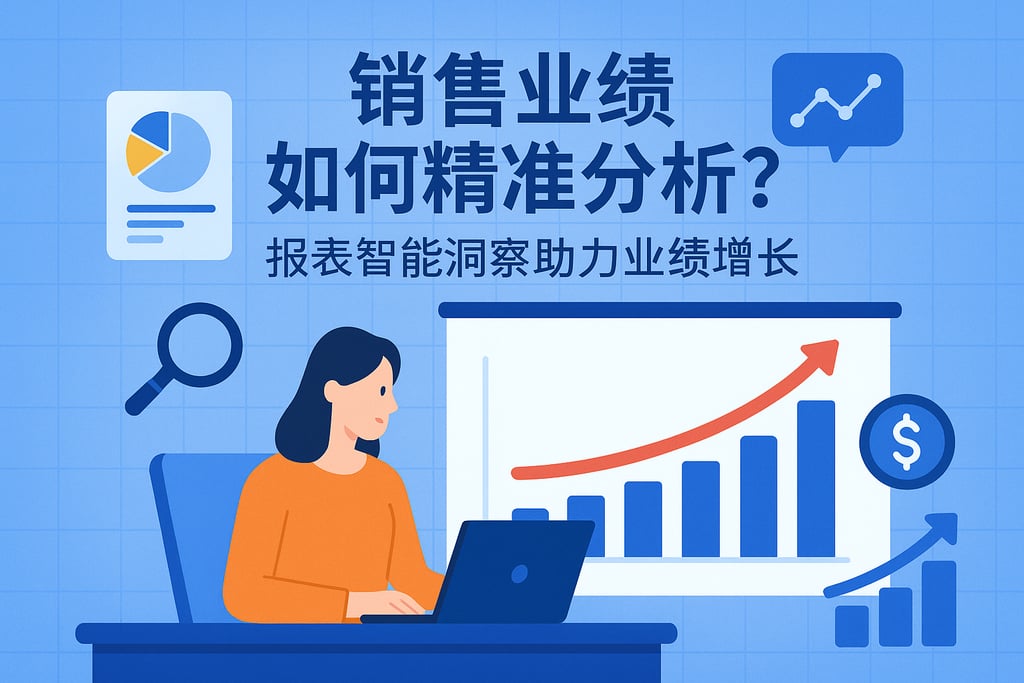销售业绩如何精准分析？报表智能洞察助力业绩增长