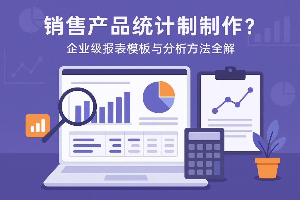 销售产品统计表如何高效制作？企业级报表模板与分析方法全解析