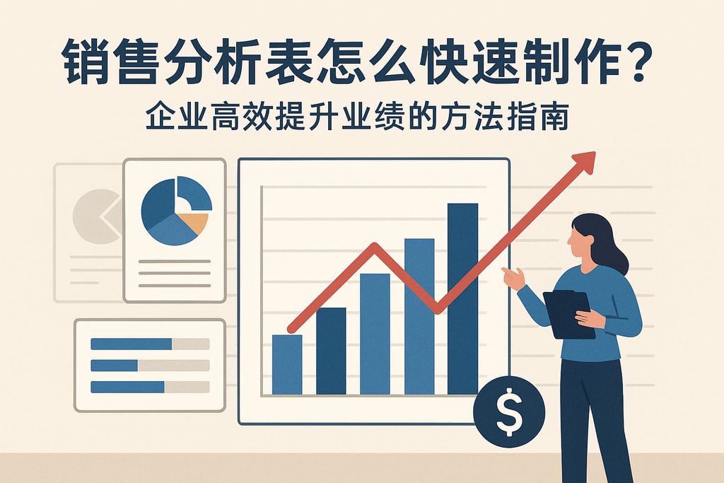 销售分析表怎么快速制作？企业高效提升业绩的方法指南
