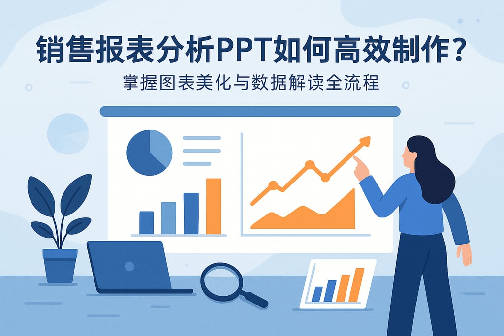 销售报表分析ppt如何高效制作？掌握图表美化与数据解读全流程