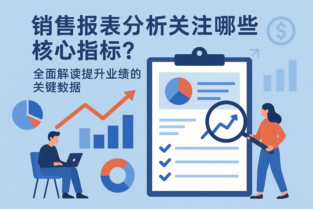 销售报表分析关注哪些核心指标？全面解读提升业绩的关键数据