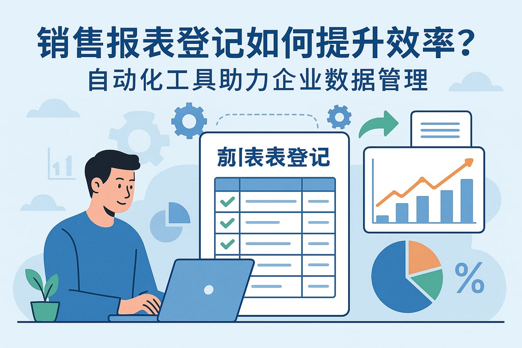 销售报表登记如何提升效率？自动化工具助力企业数据管理
