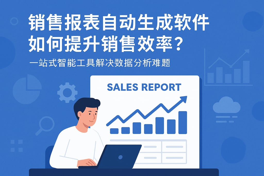 销售报表自动生成软件如何提升销售效率？一站式智能工具解决数据分析难题