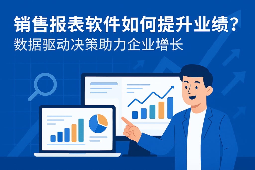 销售报表软件如何提升业绩？数据驱动决策助力企业增长