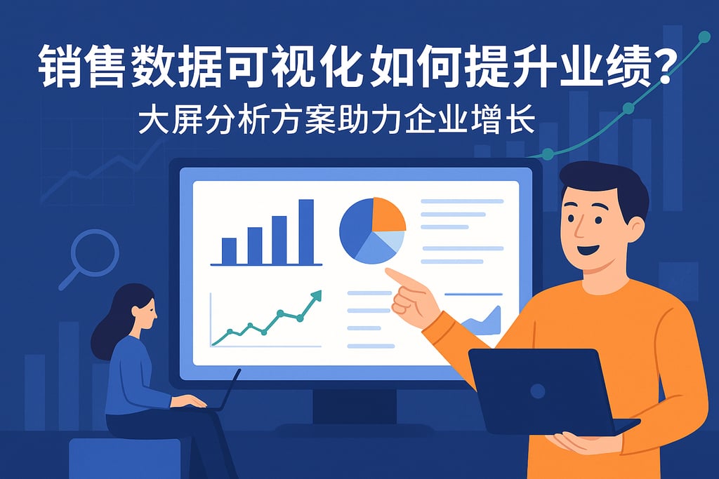 销售数据可视化如何提升业绩？大屏分析方案助力企业增长