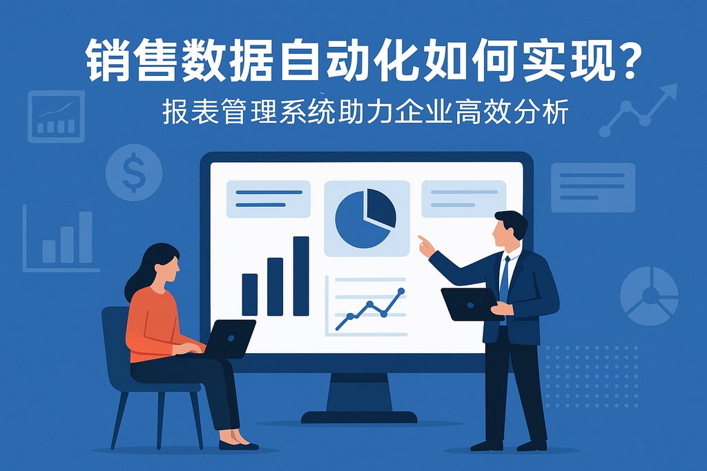 销售数据自动化如何实现？报表管理系统助力企业高效分析