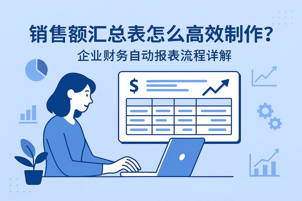 销售额汇总表怎么高效制作？企业财务自动报表流程详解