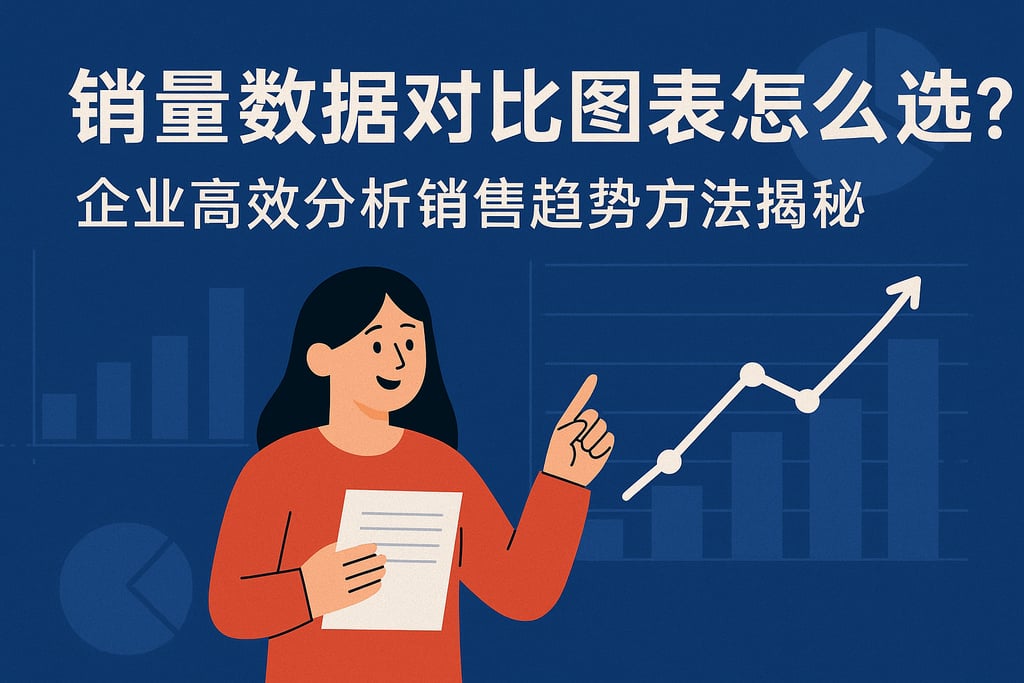 销量数据对比图表怎么选？企业高效分析销售趋势方法揭秘