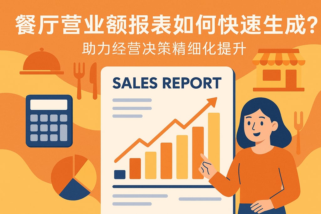 餐厅营业额报表如何快速生成？助力经营决策精细化提升