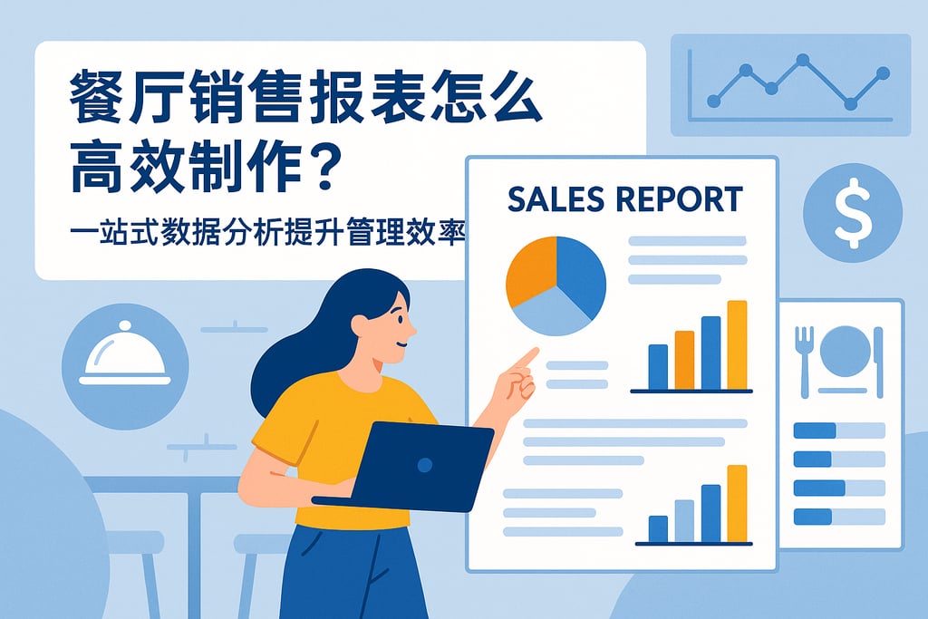 餐厅销售报表怎么高效制作？一站式数据分析提升管理效率