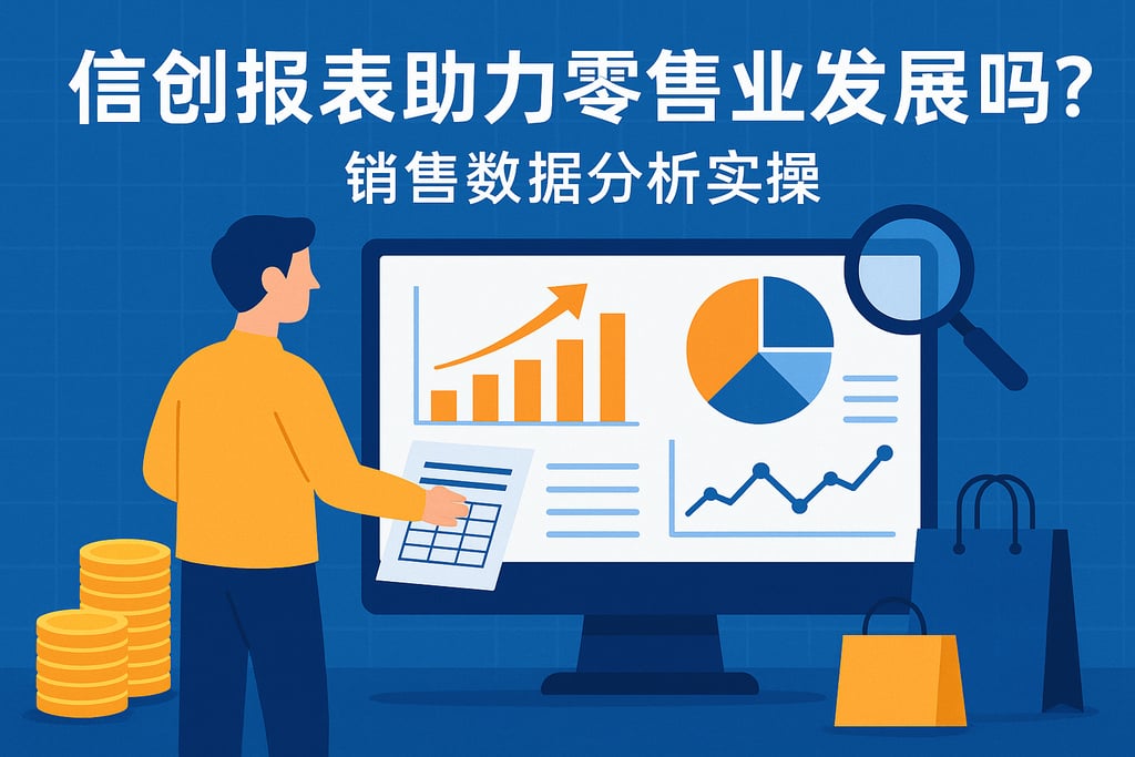 信创报表助力零售业发展吗？销售数据分析实操