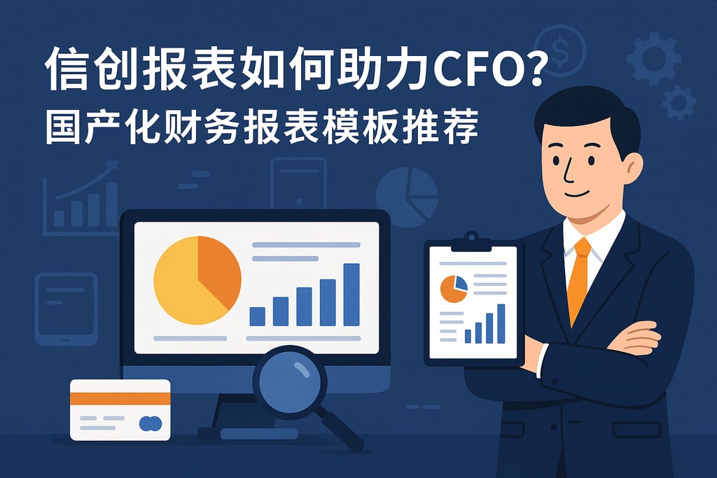信创报表如何助力CFO？国产化财务报表模板推荐