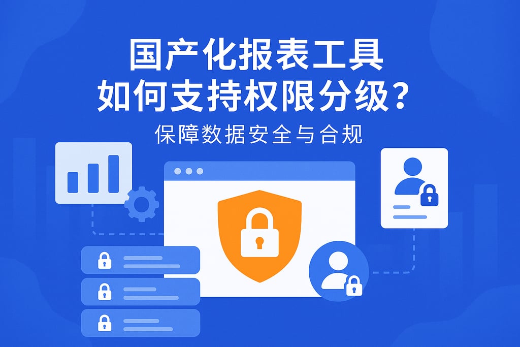国产化报表工具如何支持权限分级？保障数据安全与合规
