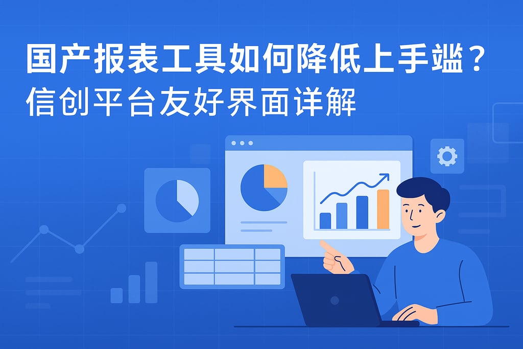 国产报表工具如何降低上手门槛？信创平台友好界面详解