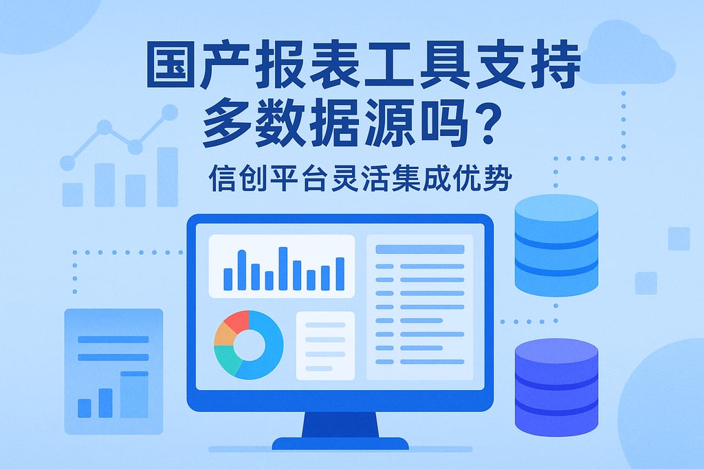 国产报表工具支持多数据源吗？信创平台灵活集成优势