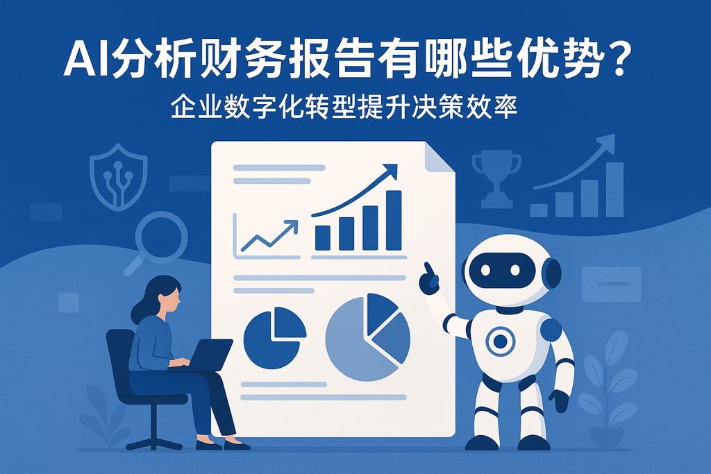 AI分析财务报告有哪些优势？企业数字化转型提升决策效率