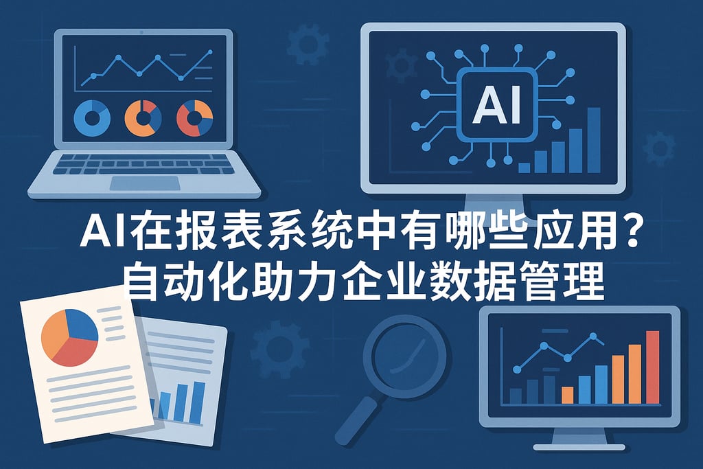 AI场景在报表系统中有哪些应用？自动化助力企业数据管理