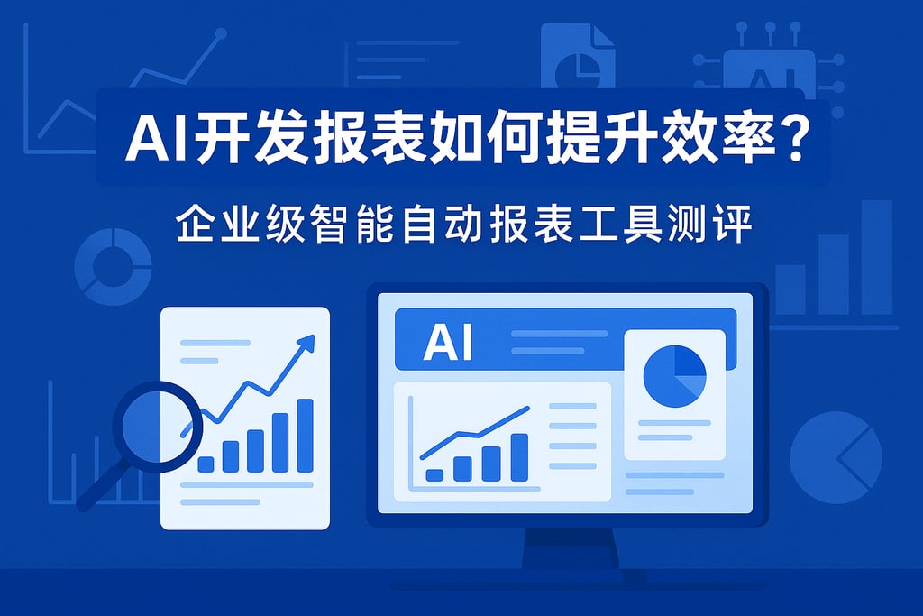 AI开发报表如何提升效率？企业级智能自动报表工具测评