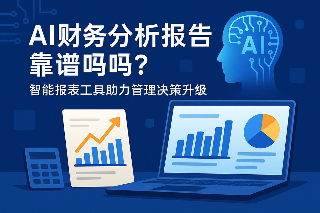 AI财务分析报告靠谱吗？智能报表工具助力管理决策升级