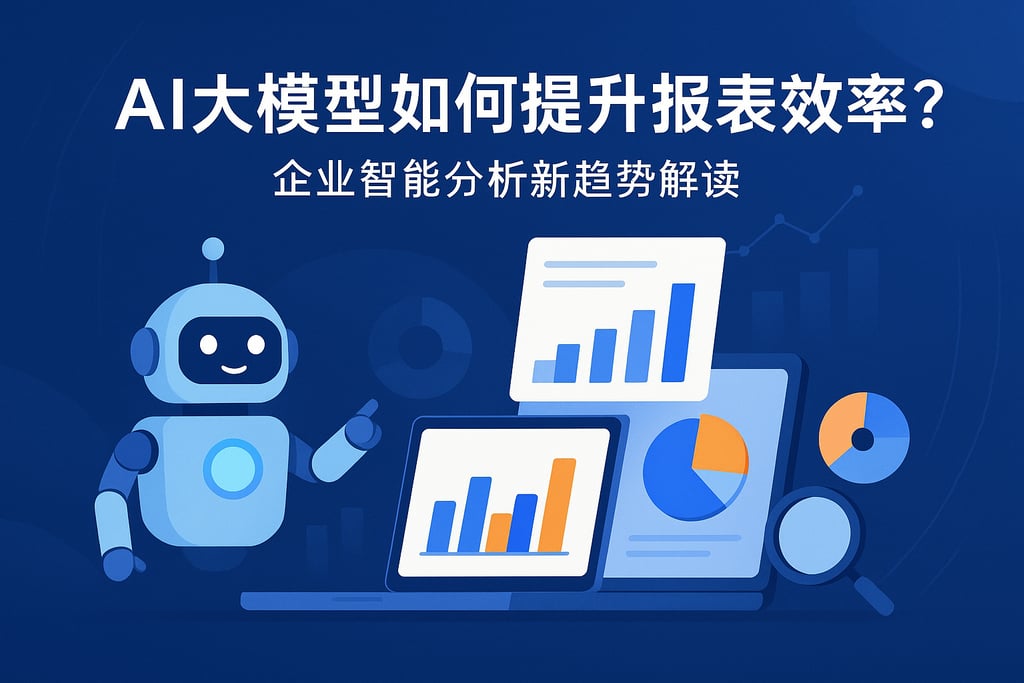 ai标王大模型如何提升报表效率？企业智能分析新趋势解读