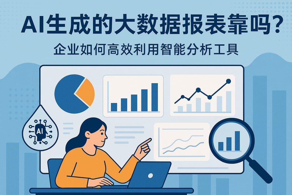 ai生成的大数据报表靠谱吗？企业如何高效利用智能分析工具