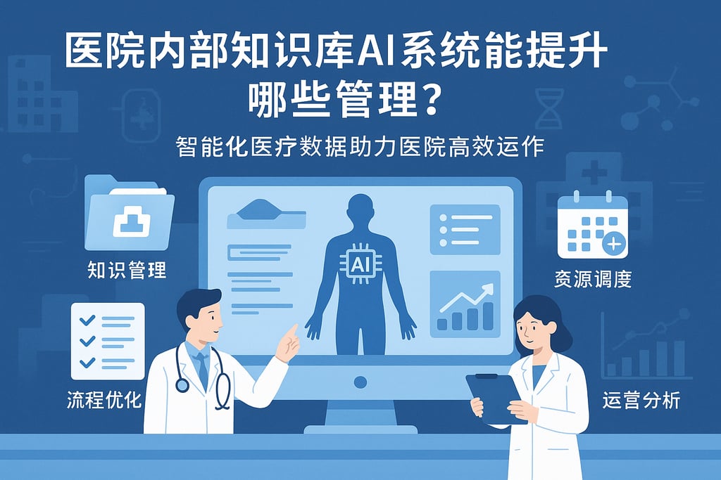 医院内部知识库ai系统能提升哪些管理？智能化医疗数据助力医院高效运作
