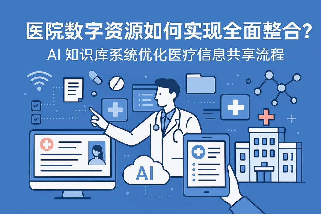 医院数字资源如何实现全面整合？AI知识库系统优化医疗信息共享流程