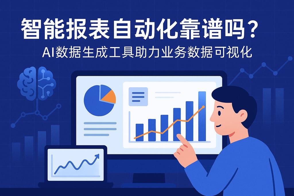 智能报表自动化靠谱吗？AI数据生成工具助力业务数据可视化