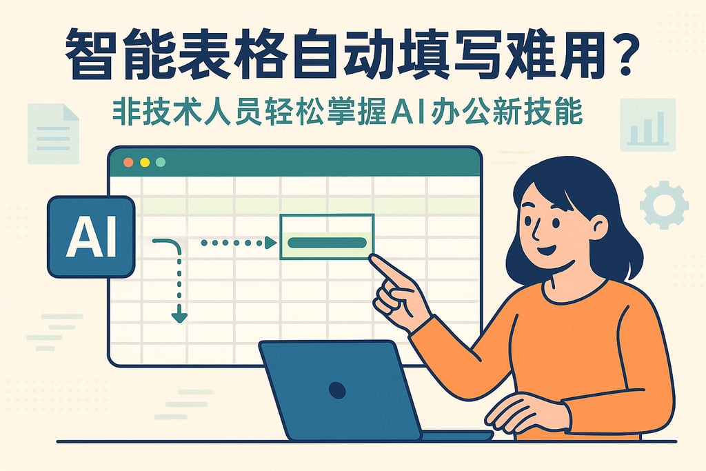智能表格自动填写难吗？非技术人员轻松掌握AI办公新技能