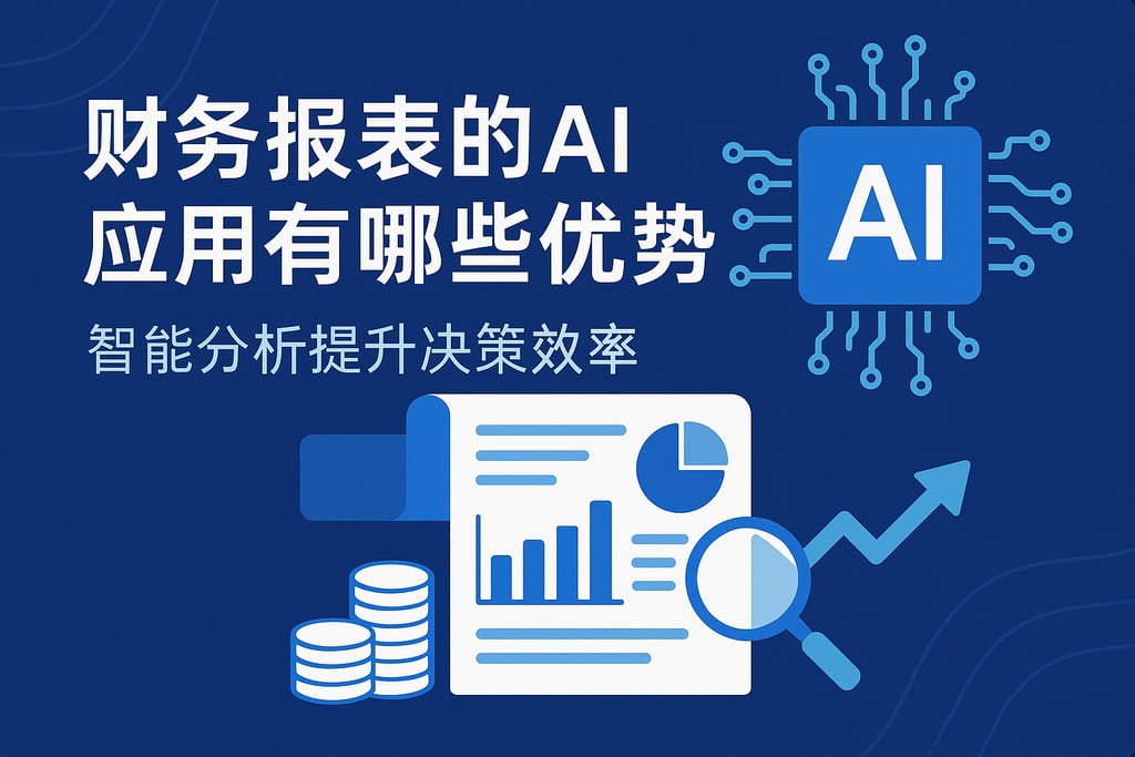 财务报表的AI应用有哪些优势？智能分析提升决策效率