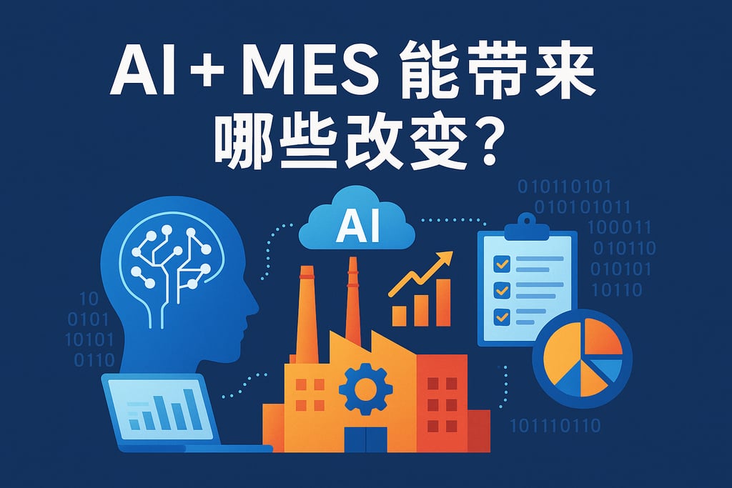 AI+MES能带来哪些改变？生产执行系统与大模型分析应用