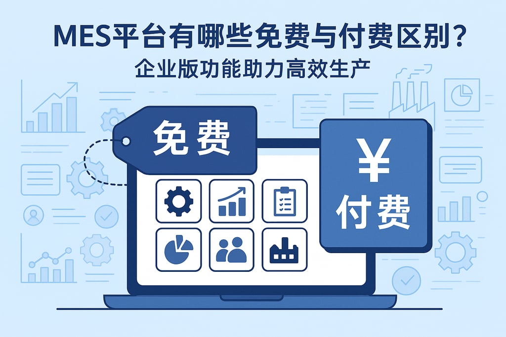 MES平台有哪些免费与付费区别？企业版功能助力高效生产