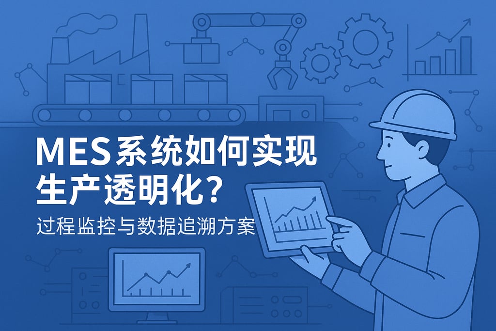 MES系统如何实现生产透明化？过程监控与数据追溯方案