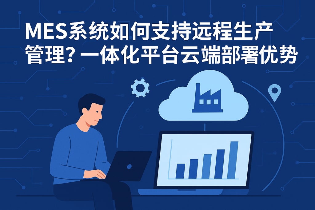 MES系统如何支持远程生产管理？一体化平台云端部署优势
