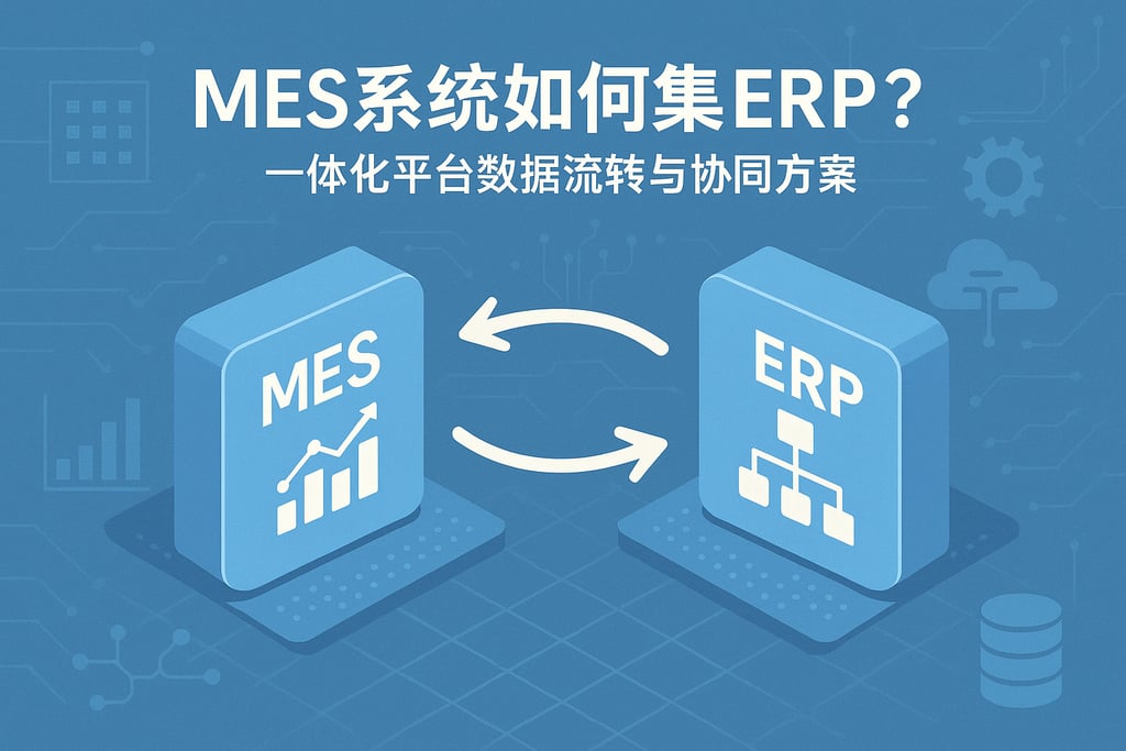MES系统如何集成ERP？一体化平台数据流转与协同方案