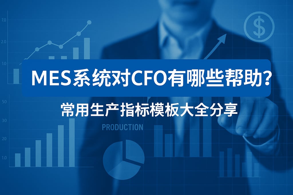 MES系统对CFO有哪些帮助？常用生产指标模板大全分享