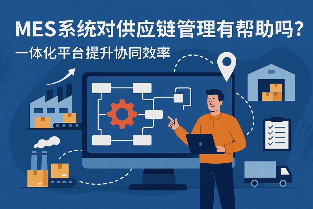 MES系统对供应链管理有帮助吗？一体化平台提升协同效率