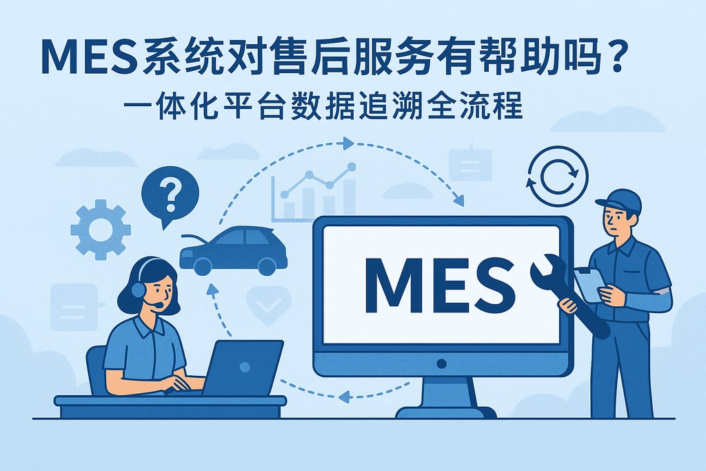 MES系统对售后服务有帮助吗？一体化平台数据追溯全流程