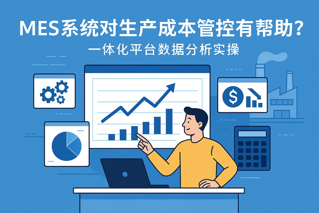 MES系统对生产成本管控有帮助吗？一体化平台数据分析实操