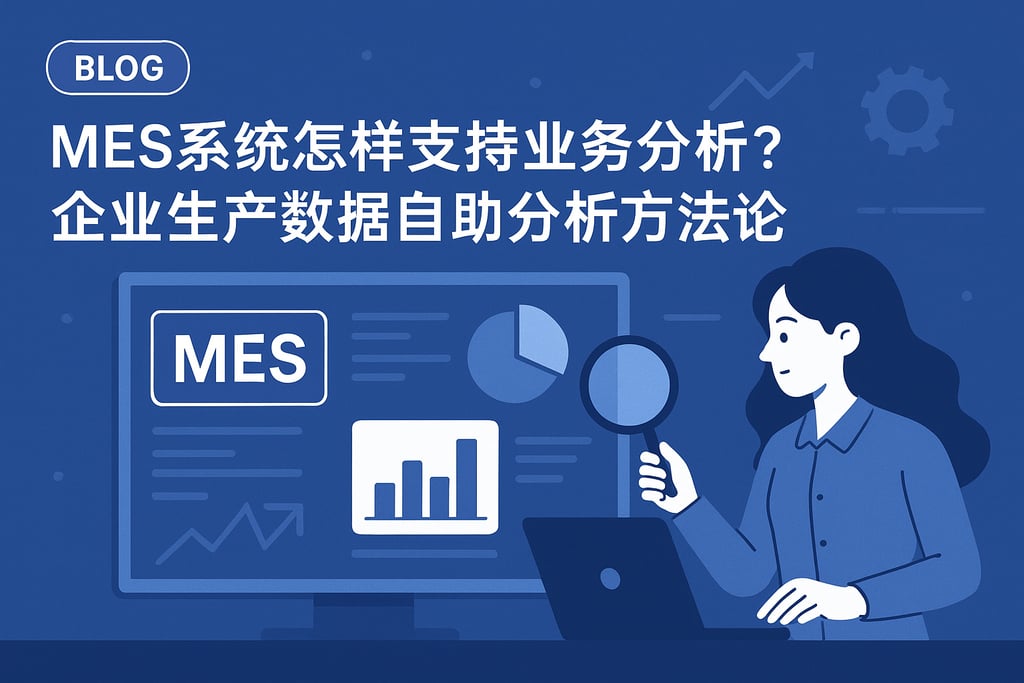 MES系统怎样支持业务分析？企业生产数据自助分析方法论