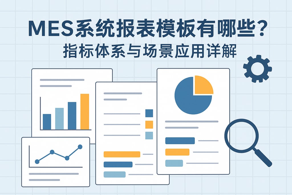 MES系统报表模板有哪些？指标体系与场景应用详解