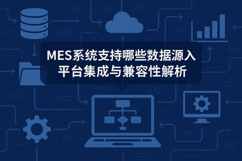 MES系统支持哪些数据源接入？平台集成与兼容性解析