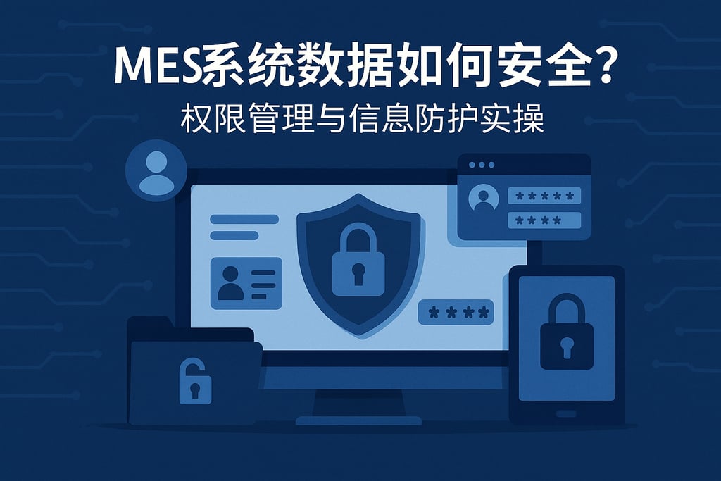 MES系统数据如何安全？权限管理与信息防护实操