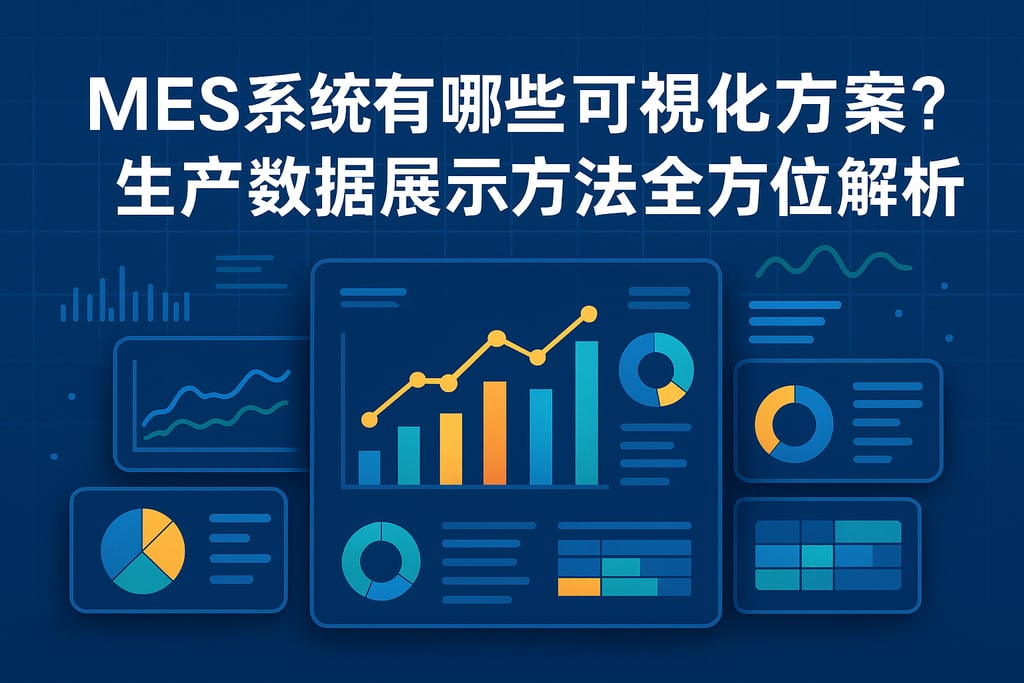 MES系统有哪些可视化方案？生产数据展示方法全方位解析